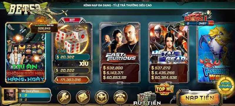 Bet52 club - Game bài đổi thưởng đẳng cấp số 1 7 Phương thức thanh toán đa dạng tại BET52