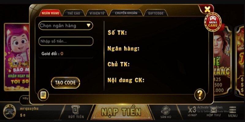 Bb vin - Cổng game cá cược uy tín được tin dùng hiện nay 6 Hướng dẫn cách nạp tiền vào bb vin