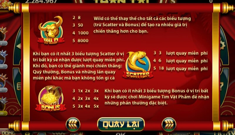 Golden Toad - Game Nổ Hũ Quay Thưởng Uy Tín Hàng Đầu 5 Biểu tượng trong game đa dạng, đẹp mắt
