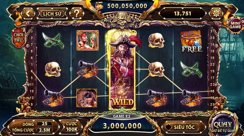 Những ưu điểm khi tham gia chơi Pirate King ở cổng game 68gamebai