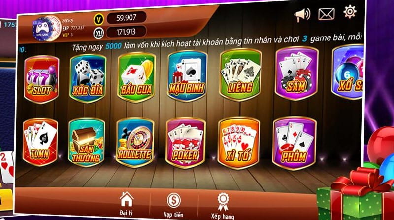 Roll Vip - Sân Chơi Đẳng Cấp Đổi Thưởng Cực Uy Tín 4 Những trò chơi có mặt tại Roll vip