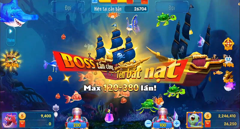 Bắn Cá Hải Vương - Cổng Game bắn cá hot nhất năm 2024 4 Sảnh chơi slot tại cổng game