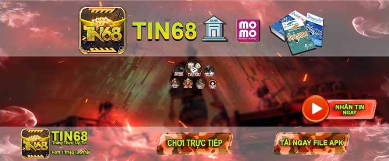 Tin68 me - Cổng game đổi thưởng hấp dẫn mới được ra mắt 5 Hướng dẫn nạp tiền tin68 me