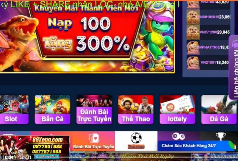 88xeng com - Cổng game quốc nội hoạt động uy tín an toàn 2024 8 Khuyến mãi hấp dẫn của cổng game