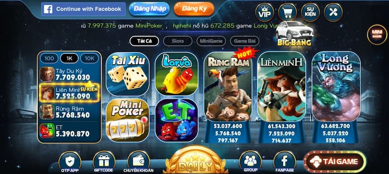 Trải Nghiệm Cổng Game B79 Club Hot Nhất Thị Trường 3 Nhiều game slot đổi thưởng phổ biến và uy tín tại b79 club