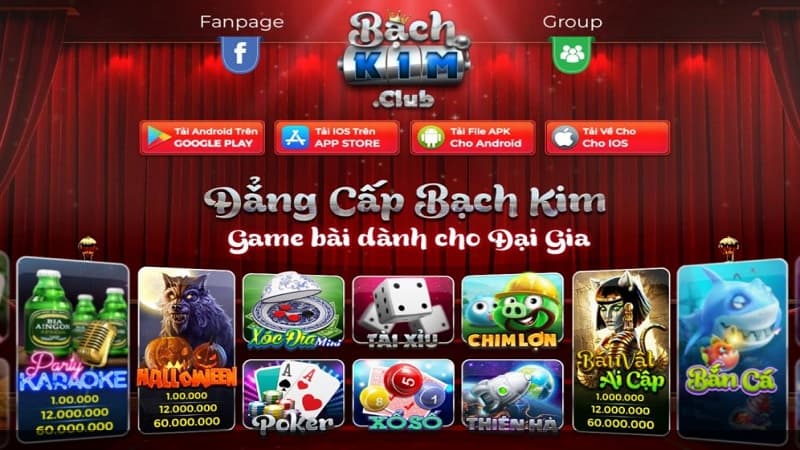 Bạch Kim Club - Top Cổng Game Cá Cược Hot Nhất Hiện Nay 1 Đẳng cấp game bài bạch kim club dành cho Đại gia