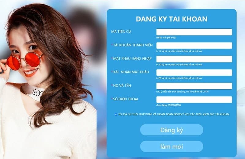 Vip Club - Cổng game bài đỉnh cao nhất hiện nay 3 Hướng dẫn cách thức đăng ký tài khoản cổng game đổi thưởng Vip club