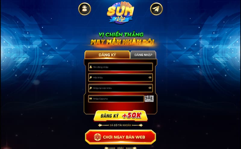 Hướng dẫn đăng ký tài khoản Sumvip club mới nhất