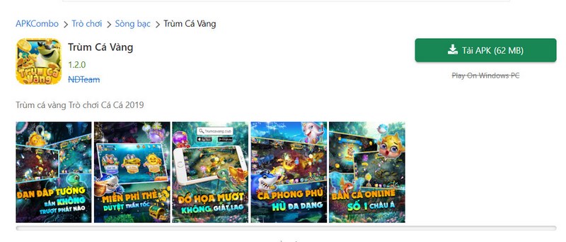 Trùm cá vàng - Cổng game chất lượng, uy tín nhất hiện nay 2 Link tải Trùm Cá Vàng mới nhất 2023