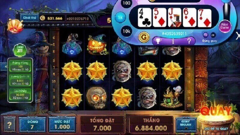 Thần quay - Cổng game nổ hũ đổi thưởng xanh chín số 1 Châu Á 6 Thần quay thiết kế giao diện cực kỳ ấn tượng