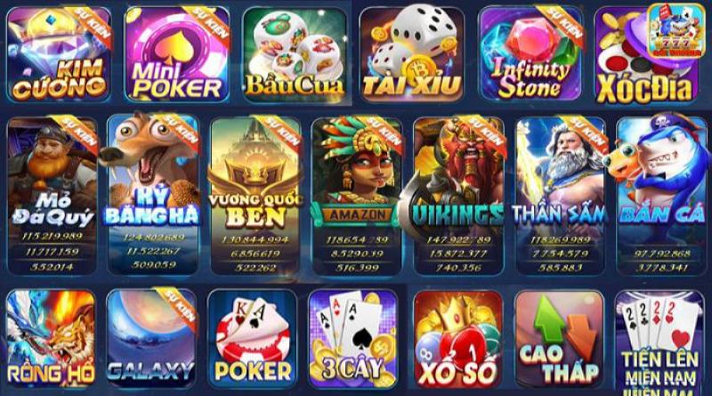 Cổng game Benvip có sự đa dạng các thể loại trò chơi