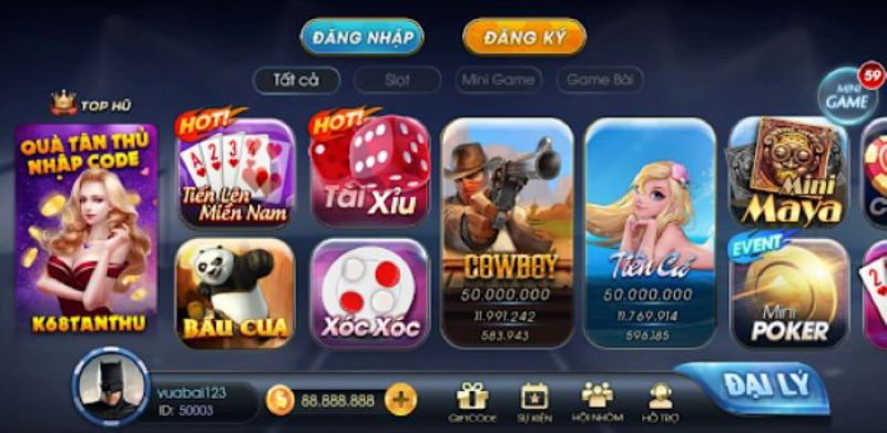 K68 club - Khám phá cổng game uy tín mới nhất hiện nay 2 Những trò chơi siêu kinh điển tại K68 club