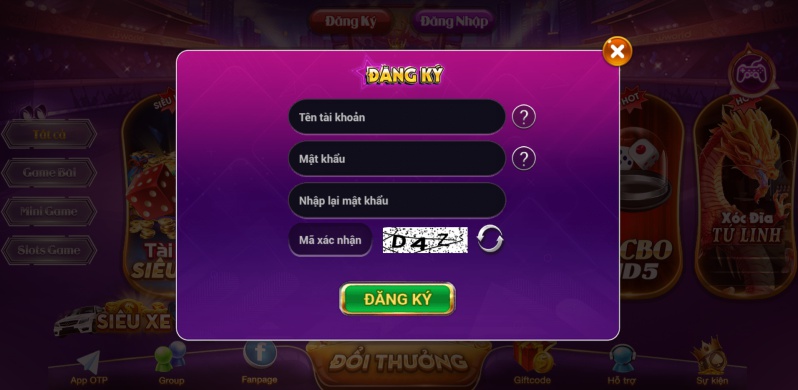 Nổ hũ 52 - Cổng game nổ hũ hot nhất trên thị trường Việt 3 Hướng dẫn chi tiết các bước đăng ký Nổ hũ 52