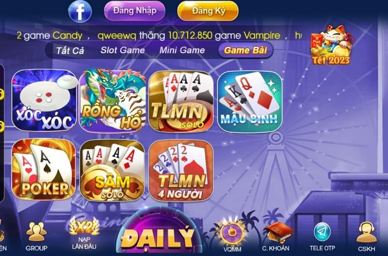 Game bài đổi thưởng siêu hot tại Sumvip