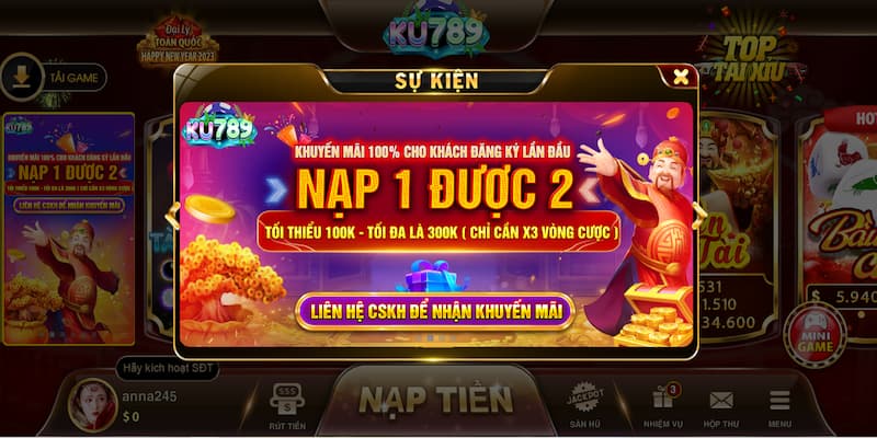 Ku789 - Cổng game đổi thưởng trực tuyến thế hệ mới năm 2024 6 Chương trình khuyến mãi siêu hấp dẫn chỉ có ở Ku789