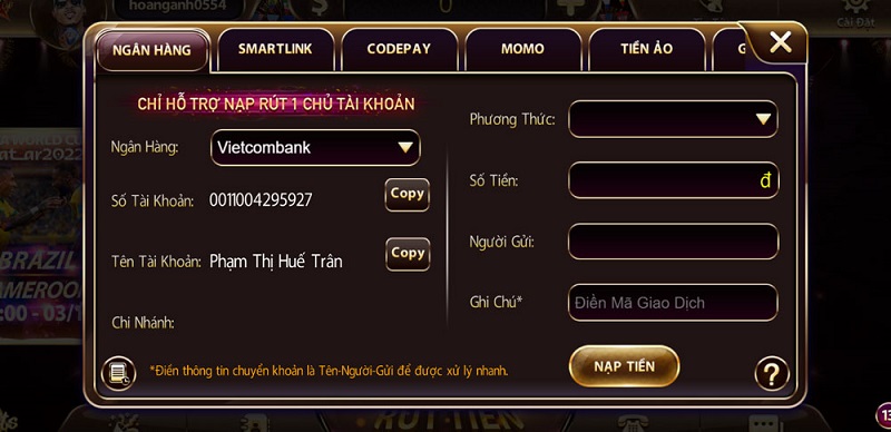 Son club - Điểm đến đỉnh cao cho tín đồ mê game trực tuyến 6 Hướng dẫn các bước rút tiền từ Son club