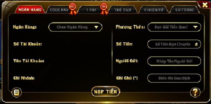 Son club - Điểm đến đỉnh cao cho tín đồ mê game trực tuyến 5 Hướng dẫn cách nạp tiền vào Son club