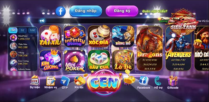 Cenvip - Cổng game quốc tế nổ hũ siêu hot hiện nay 3 casino tại đây có cách chơi và luật chơi rất đơn giản