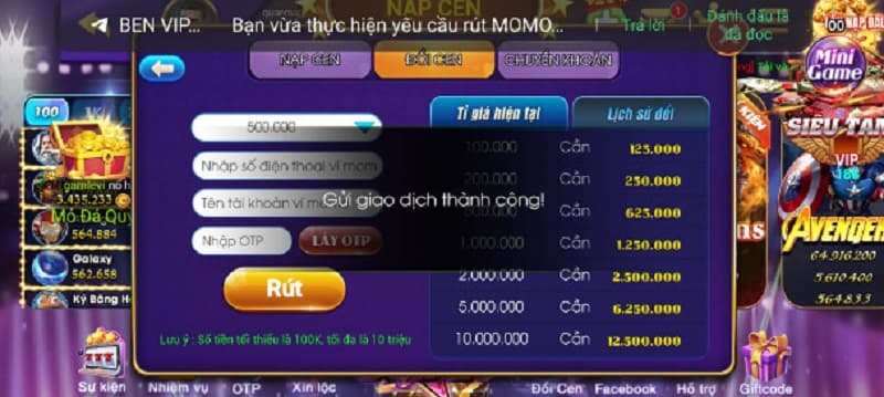 Cenvip - Cổng game quốc tế nổ hũ siêu hot hiện nay 6 Hướng dẫn các bước rút tiền