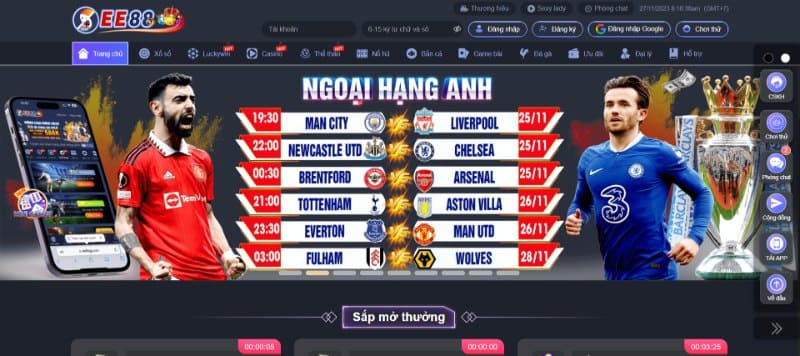 EE88 - Đánh giá chi tiết nhà cái uy tín hàng đầu Việt Nam 1 Nhà cái uy tín EE88 thu hút nhiều người chơi tham gia