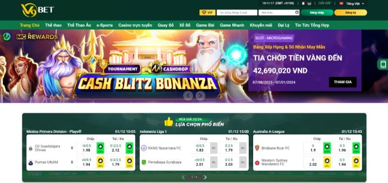V9bet - Khám phá kho game chất lượng ăn thưởng khủng 1 Tổng quan nhà cái V9bet đổi thưởng xanh chín
